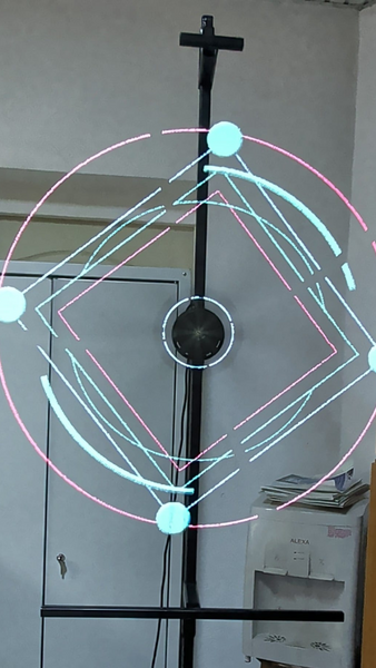 Holograma 3D 85 cm- de inchiriat